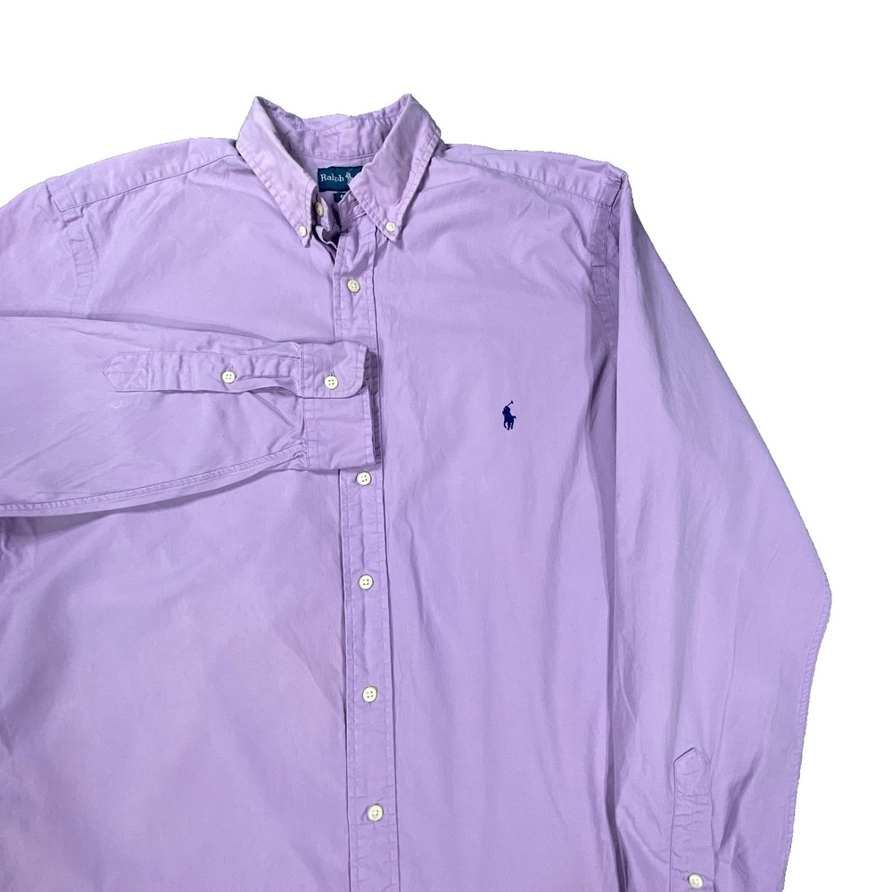 Ralph Lauren Lavender Button-Down Casual Shirt